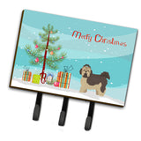 Caroline'S Treasures Russian Tsvetnaya Bolonka Lap Dog Christmas Tree Leash Or Key Holder Hooks, Multicolor