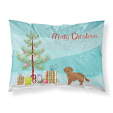 Caroline'S Treasures Small Greek Domestic Dog Kokoni Christmas Tree Fabric Standard Pillowcases, Multicolor