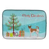 Caroline'S Treasures Ck3487Ddm Tenterfield Terrier Christmas Tree Dish-Drying-Mats, 14 X 21, Multicolor