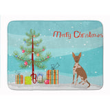Caroline'S Treasures Tan Abyssinian Or African Hairless Dog Christmas Tree Machine Washable Memory Foam Mat Doormats, Multicol