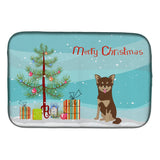Caroline'S Treasures Ck3496Ddm Chihuahua Christmas Tree Dish-Drying-Mats, 14 X 21, Multicolor