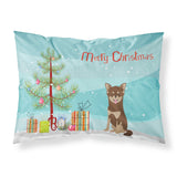 Caroline'S Treasures Chihuahua Christmas Tree Fabric Standard Pillowcases, Multicolor