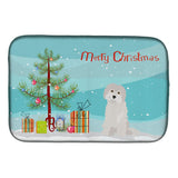 Caroline'S Treasures Ck3501Ddm Maltese #2 Christmas Tree Dish-Drying-Mats, 14 X 21, Multicolor