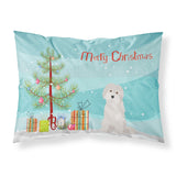 Caroline'S Treasures Maltese #2 Christmas Tree Fabric Standard Pillowcases, Multicolor