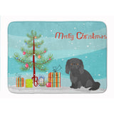 Caroline'S Treasures Pekingese Christmas Tree Machine Washable Memory Foam Mat Doormats, Multicolor