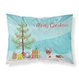 Caroline'S Treasures Toy Fox Terrier Christmas Tree Fabric Standard Pillowcases, Multicolor