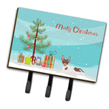 Caroline'S Treasures Toy Fox Terrier Christmas Tree Leash Or Key Holder Hooks, Multicolor