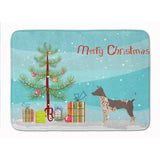 Caroline'S Treasures American Hairless Terrier Christmas Tree Machine Washable Memory Foam Mat Doormats, Multicolor