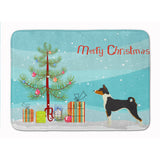 Caroline'S Treasures Basenji Christmas Tree Machine Washable Memory Foam Mat Doormats, Multicolor