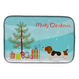 Caroline'S Treasures Ck3518Ddm Basset Hound Christmas Tree Dish-Drying-Mats, 14 X 21, Multicolor