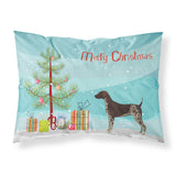 Caroline'S Treasures German Shorthaired Pointer Christmas Tree Fabric Standard Pillowcases, Multicolor