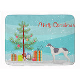 Caroline'S Treasures Greyhound Christmas Tree Machine Washable Memory Foam Mat Doormats, Multicolor
