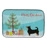 Caroline'S Treasures Ck3550Ddm Lancashire Terrier Christmas Tree Dish-Drying-Mats, 14 X 21, Multicolor