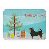 Caroline'S Treasures Lancashire Terrier Christmas Tree Machine Washable Memory Foam Mat Doormats, Multicolor