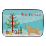 Caroline'S Treasures Ck3551Ddm Norwich Terrier Christmas Tree Dish-Drying-Mats, 14 X 21, Multicolor