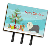 Caroline'S Treasures Old English Sheepdog Christmas Tree Leash Or Key Holder Hooks, Multicolor