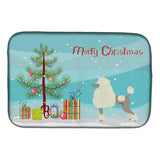 Caroline'S Treasures Ck3556Ddm Poodle Christmas Tree Dish-Drying-Mats, 14 X 21, Multicolor