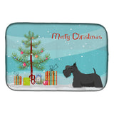 Caroline'S Treasures Ck3560Ddm Scottish Terrier Christmas Tree Dish-Drying-Mats, 14 X 21, Multicolor