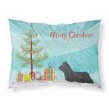 Caroline'S Treasures Skye Terrier Christmas Tree Fabric Standard Pillowcases, Multicolor