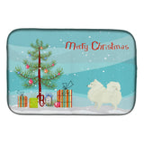 Caroline'S Treasures Ck3565Ddm Spitz Christmas Tree Dish-Drying-Mats, 14 X 21, Multicolor