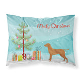 Caroline'S Treasures Vizsla Christmas Tree Fabric Standard Pillowcases, Multicolor