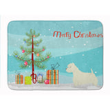 Caroline'S Treasures Westie Christmas Tree Machine Washable Memory Foam Mat Doormats, Multicolor