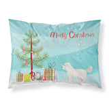 Caroline'S Treasures Bichpoo White Christmas Tree Fabric Standard Pillowcases, Multicolor