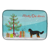 Caroline'S Treasures Ck3811Ddm Black And Tan Cavapoo Christmas Tree Dish-Drying-Mats, 14 X 21, Multicolor