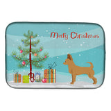 Caroline'S Treasures Ck3814Ddm Tan Chion Christmas Tree Dish-Drying-Mats, 14 X 21, Multicolor