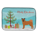 Caroline'S Treasures Ck3819Ddm Chow Shepherd Christmas Tree Dish-Drying-Mats, 14 X 21, Multicolor