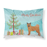 Caroline'S Treasures Chow Shepherd Christmas Tree Fabric Standard Pillowcases, Multicolor