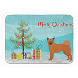 Caroline'S Treasures Chow Shepherd Christmas Tree Machine Washable Memory Foam Mat Doormats, Multicolor