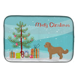 Caroline'S Treasures Ck3822Ddm Tan Cockapoo Christmas Tree Dish-Drying-Mats, 14 X 21, Multicolor