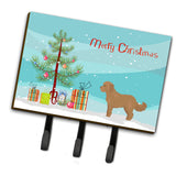 Caroline'S Treasures Tan Cockapoo Christmas Tree Leash Or Key Holder Hooks, Multicolor