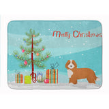 Caroline'S Treasures Doxiepoo #2 Christmas Tree Machine Washable Memory Foam Mat Doormats, Multicolor