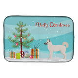 Caroline'S Treasures Ck3830Ddm Gerberian Shepsky Christmas Tree Dish-Drying-Mats, 14 X 21, Multicolor