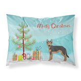 Caroline'S Treasures German Sheprador #2 Christmas Tree Fabric Standard Pillowcases, Multicolor