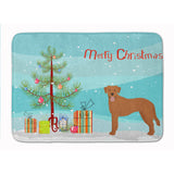 Caroline'S Treasures Goldador Christmas Tree Machine Washable Memory Foam Mat Doormats, Multicolor