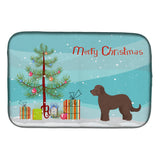 Caroline'S Treasures Ck3838Ddm Brown Goldendoodle Christmas Tree Dish-Drying-Mats, 14 X 21, Multicolor