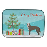 Caroline'S Treasures Ck3850Ddm Lurcher #1 Christmas Tree Dish-Drying-Mats, 14 X 21, Multicolor