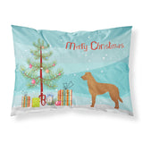 Caroline'S Treasures Lurcher #2 Christmas Tree Fabric Standard Pillowcases, Multicolor