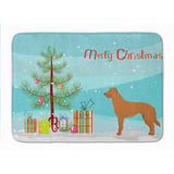 Caroline'S Treasures Lurcher #2 Christmas Tree Machine Washable Memory Foam Mat Doormats, Multicolor