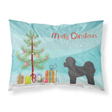 Caroline'S Treasures Black Mal-Shi Christmas Tree Fabric Standard Pillowcases, Multicolor