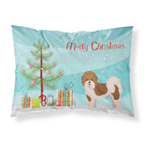 Caroline'S Treasures Mal-Shi Christmas Tree Fabric Standard Pillowcases, Multicolor