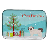 Caroline'S Treasures Ck3857Ddm Pekeapoo Christmas Tree Dish-Drying-Mats, 14 X 21, Multicolor