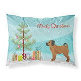 Caroline'S Treasures Puggle Christmas Tree Fabric Standard Pillowcases, Multicolor