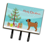 Caroline'S Treasures Puggle Christmas Tree Leash Or Key Holder Hooks, Multicolor