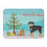 Caroline'S Treasures Schnoodle Christmas Tree Machine Washable Memory Foam Mat Doormats, Multicolor
