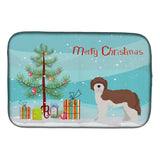Caroline'S Treasures Ck3867Ddm Sheepadoodle Christmas Tree Dish-Drying-Mats, 14 X 21, Multicolor