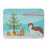 Caroline'S Treasures Sheepadoodle Christmas Tree Machine Washable Memory Foam Mat Doormats, Multicolor